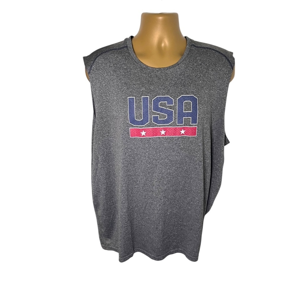 C9 by Champion Team USA Training Tank Top Gray Heather XXL